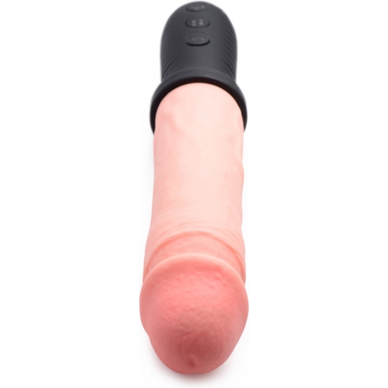 8X POUNDER VIBRATING AND AUTOMATIC THRUSTING DILDO WITH HANDLE