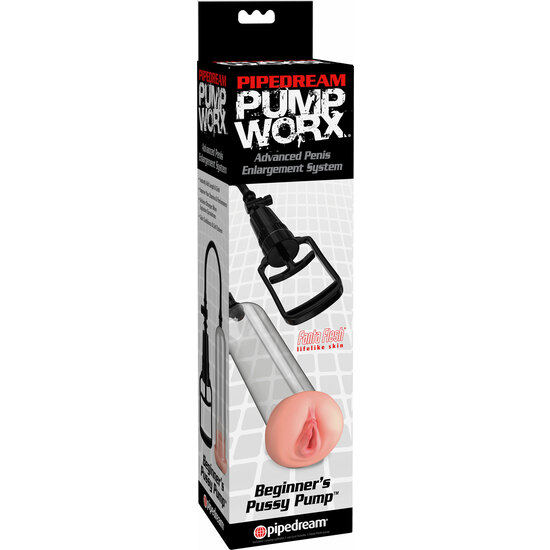 PUMP WORX ERECTION PUMP WITH VAGINA FOR BEGINNERS