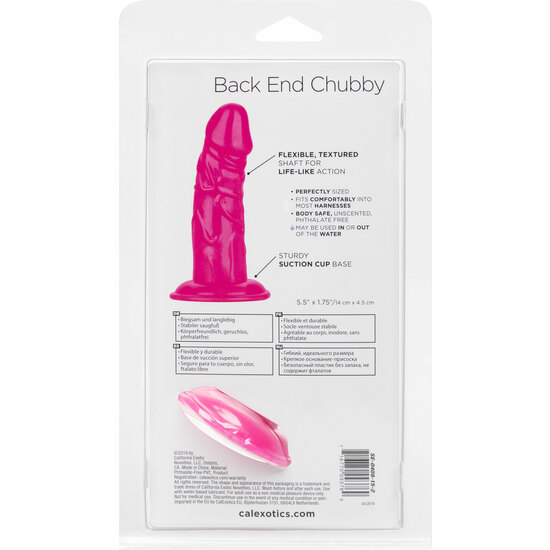 BACK END CHUBBY - PINK REALISTIC PENIS