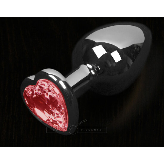 Red Heart Metal Plug - S