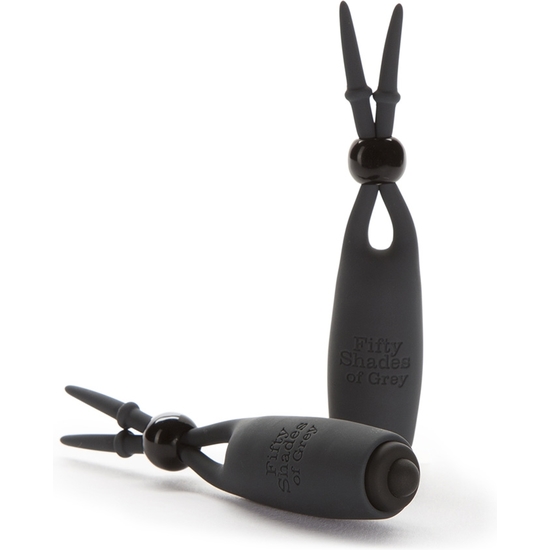 SWEET TEASE VIBRATING NIPPLE Clamps WITH VIBRATION - BLACK