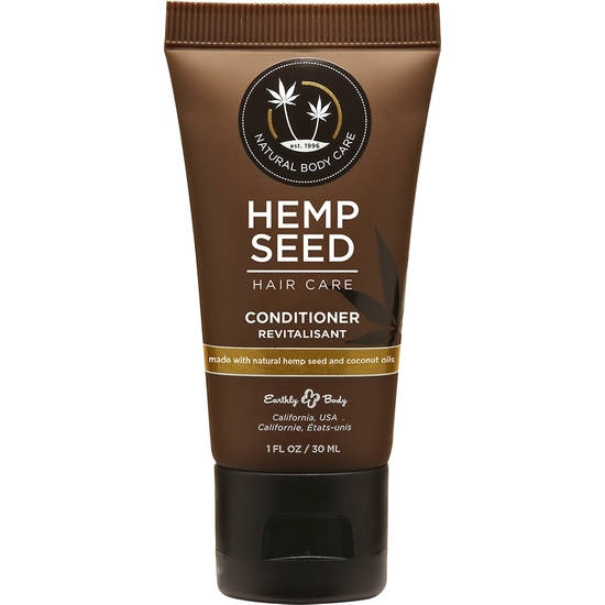 Earthly Body - Conditioner With Hemp Seeds - 1 Oz / 30 Ml
