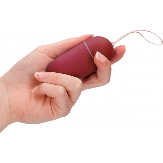 VIBRATING EGG 10 SPEED LARGE RED REMOTE CONTROL