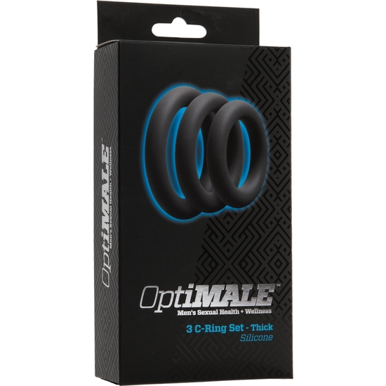 OPTIMALE PACK OF 3 THICK PENIS RINGS