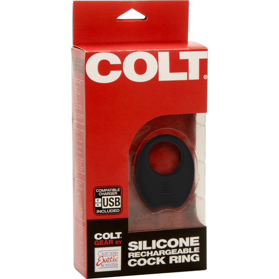 COLT RECHARGEABLE PENIS RING BLACK