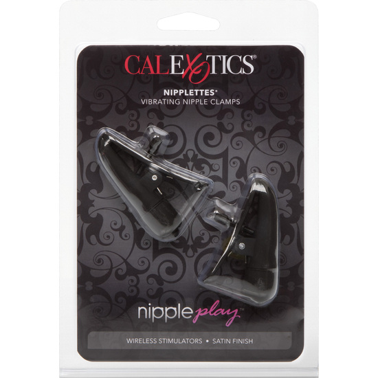 NIPPLE Clamps WITH BLACK VIBRATOR