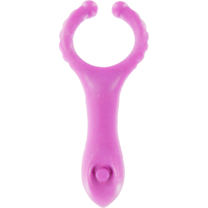 Cockring With Clitoral Stimulator Lila