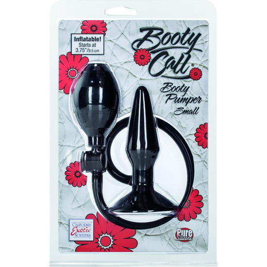 INFLATABLE BOOTY PUMPER PLUG SMALL BLACK