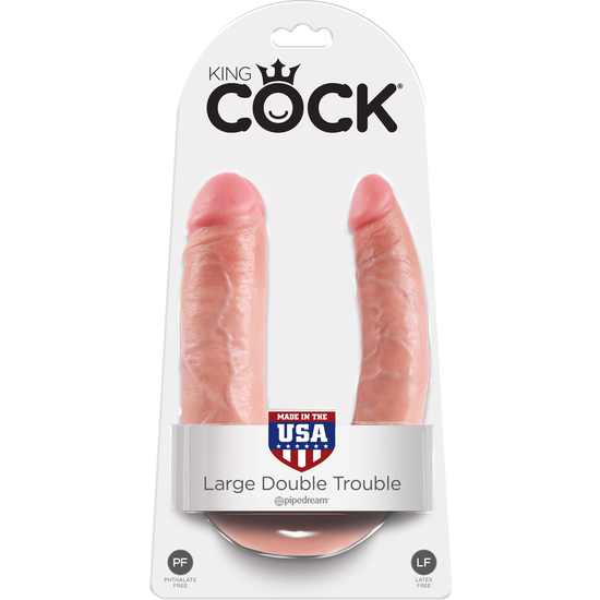 KING COCK REALISTIC DOUBLE LARGE PENIS
