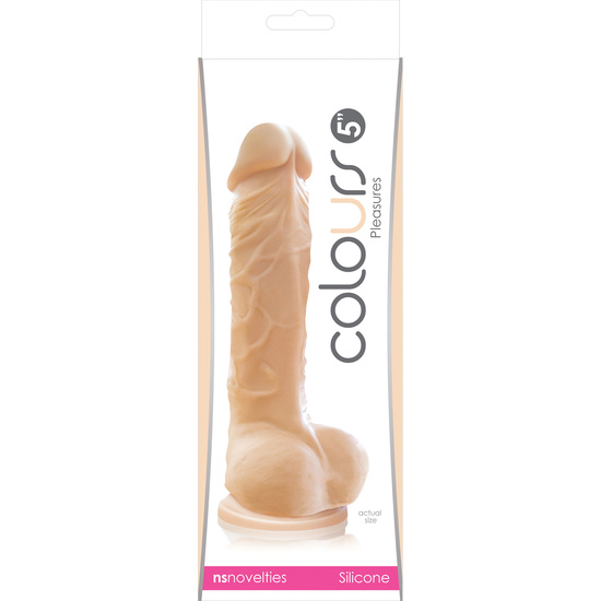 COLORS PLEASURES REALISTIC PENIS WHITE 5 INCHES