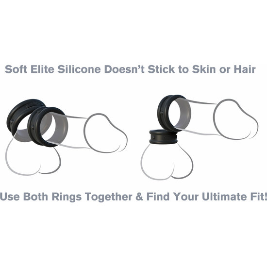 MAX SILICONE RINGS FOR THE BLACK PENIS