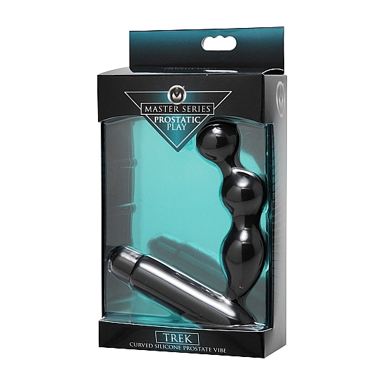 TREK - SILICONE CURVED VIBRATOR FOR PROSTATE
