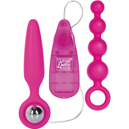 Booty Call Pink Vibrator Kit