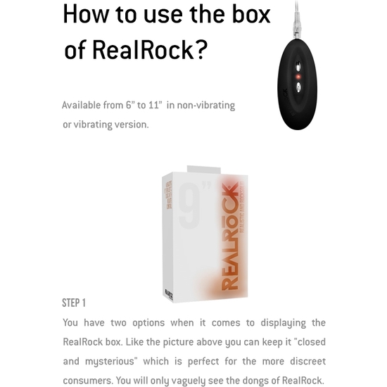 REALROCK PENIS VIBRATOR WITH SCROTAL 27 CM