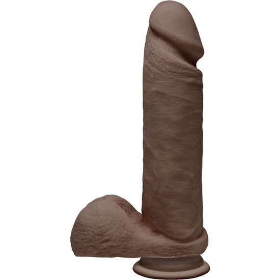 The Perfect D Realistic Penis 20 Cm Chocolate