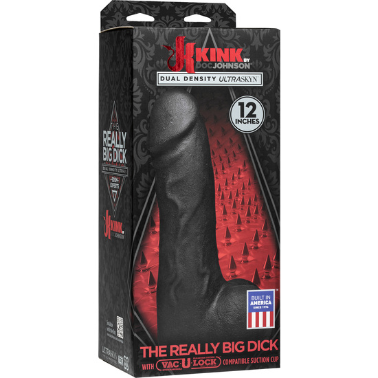 THE REALLY BIG DICK REALISTIC PENIS 32 CM BLACK