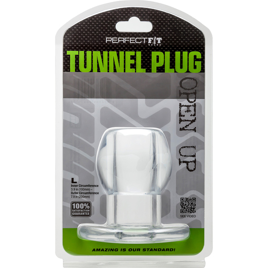 PERFECT FIT PLUG TUNNEL TRANSPARENT SILICONE L