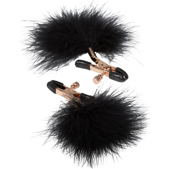 Entice Nipple Clamps With Feathers