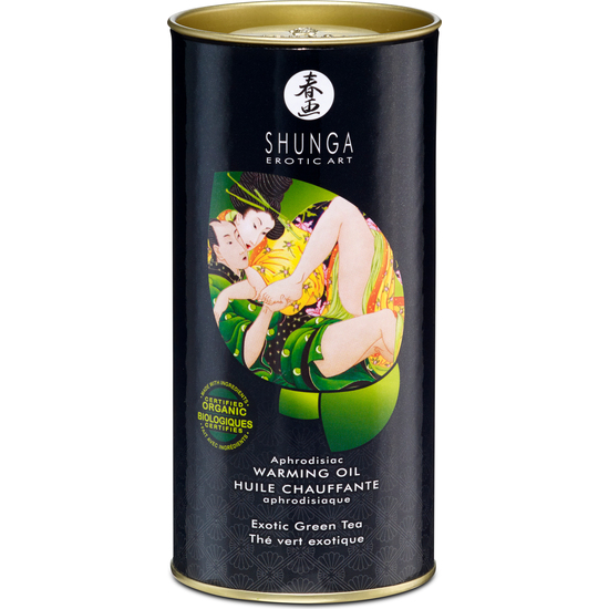SHUNGA GREEN TEA HEAT EFFECT OIL 100 ML