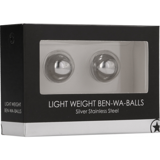 BEN-WA-BALLS - LIGHT CHINESE STAINLESS STEEL BALLS.