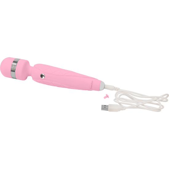 CHEEKY WAND MASSAGER WITH CRYSTAL - PINK