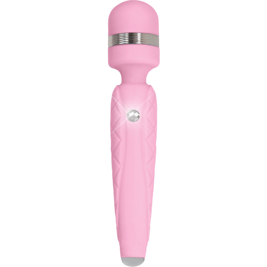 CHEEKY WAND MASSAGER WITH CRYSTAL - PINK