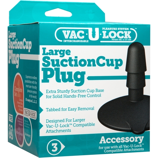 PLUG WITH SUCTION CUP - LARGE