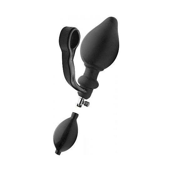 EXXPANDER INFLATABLE ANAL PLUG WITH RING