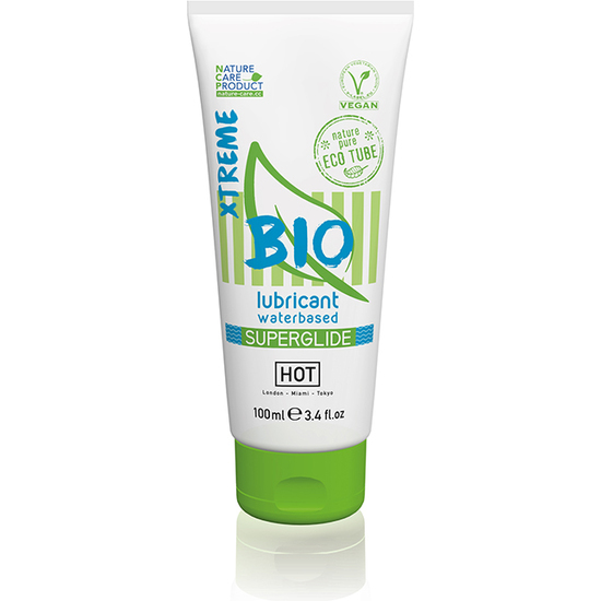 Hot Bio Superglide Xtreme Water Based Lubricant 100ml