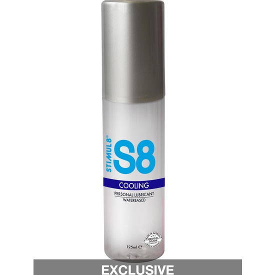S8 WATER BASED LUBRICANT COLD EFFECT 125ML
