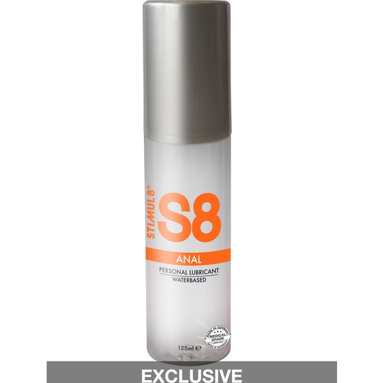 S8 WATER BASED ANAL LUBRICANT 125ML