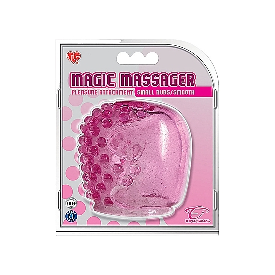 MAGIC MASSAGER PLEASURE COUPLING WITH SOFT CLOUDS - PINK