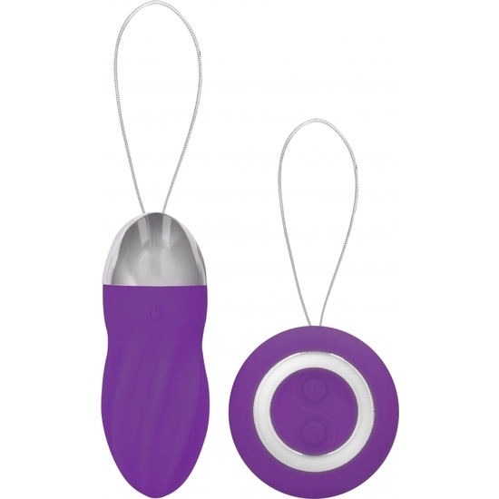 George Egg Vibrator Remote Control Purple