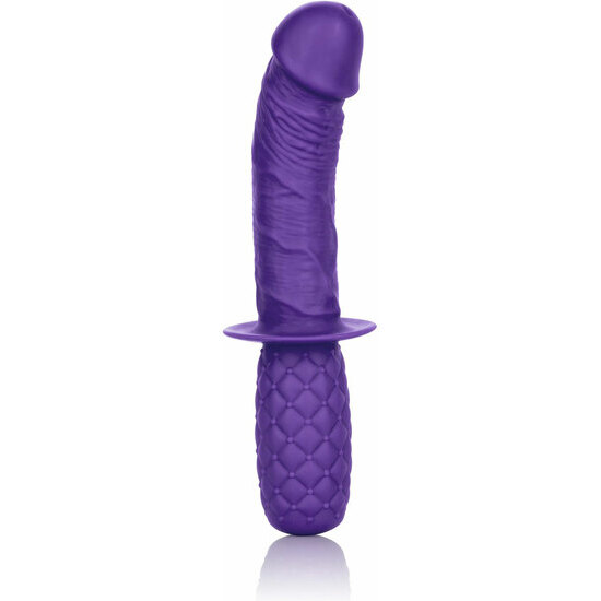 Silicone Penis Grip Thruster - Purple