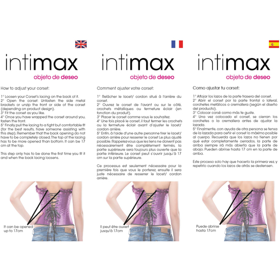 INTIMAX - CORSET ANDY RED