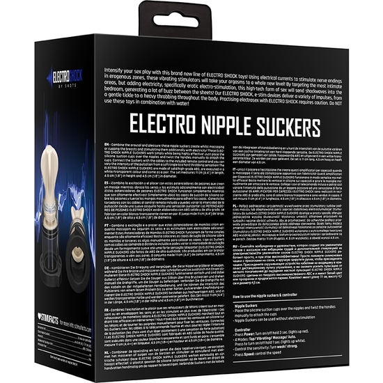 MINI MAGNETIC NIPPLE CUP WITH ELECTRO STIMULATION