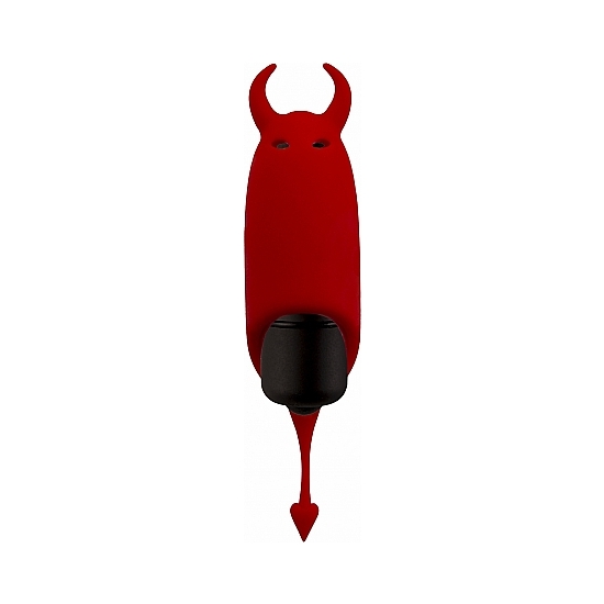 Pocket Devil Silicone Vibrator - Red