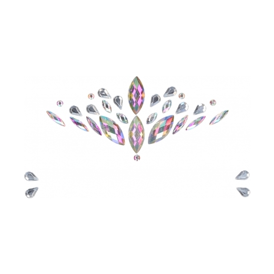 LE DESIR GLOSSY STICKERS DAZZLING CROWNED FACE BLING