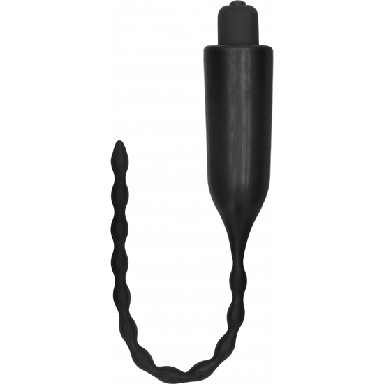 Uretral Plug With E-stimulation And Vibration - Black