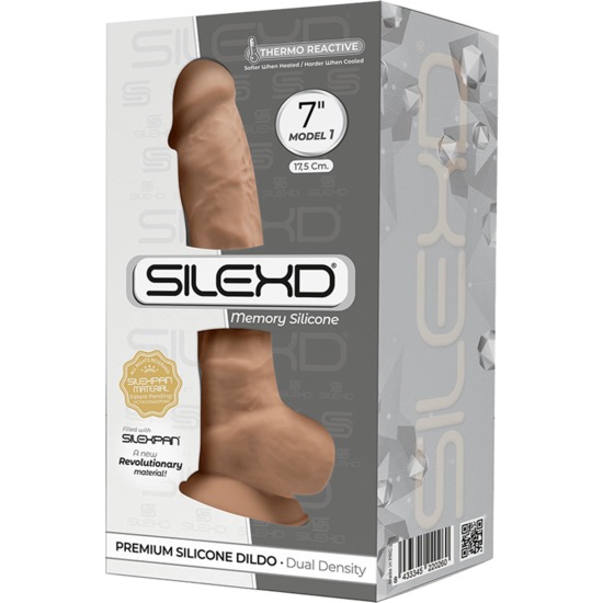 SILEXD MODEL 1 - REALISTIC PENIS 17.75CM - CANDY