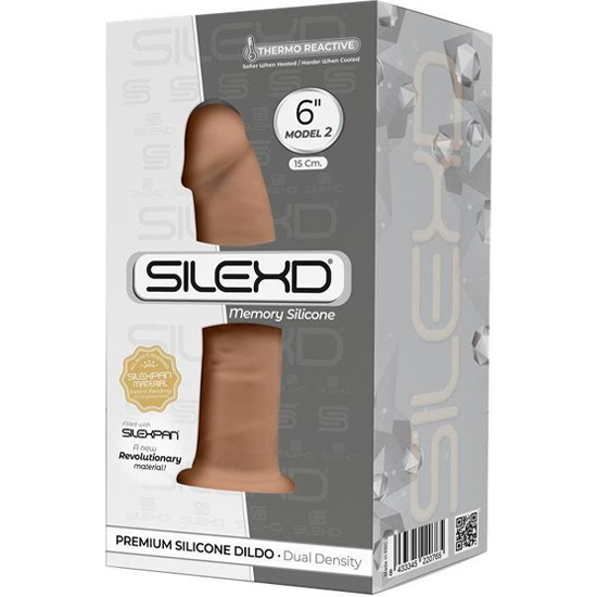 SILEXD MODEL 2 - REALISTIC PENIS 15.5CM - CANDY