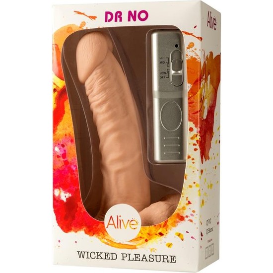 ALIVE DR. NOT REALISTIC PENIS WITH VIBRATION 18CM