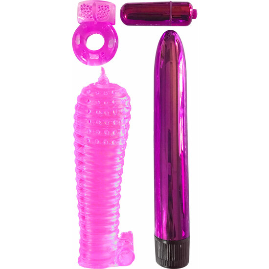 Classix - Textured Bullet Kit, Pink
