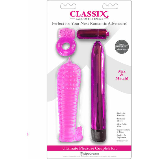 CLASSIX - TEXTURED BULLET KIT, PINK