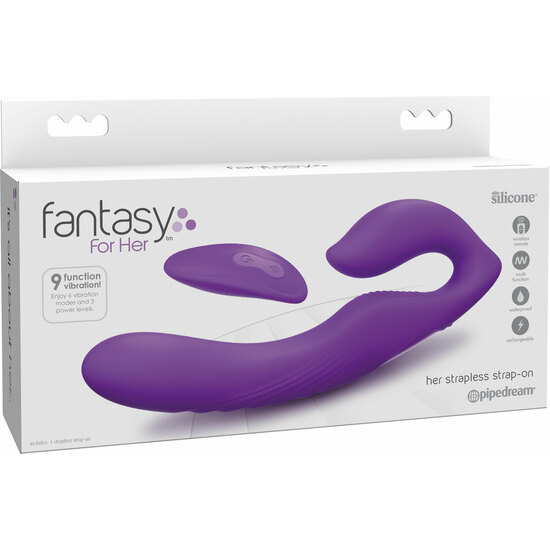 FANTASY FOR HER - STRIPLESS HARNESS 9 FUNCTIONS, PURPLE