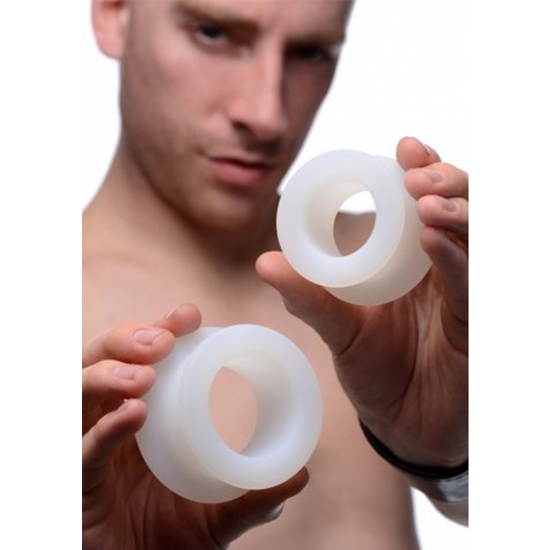 SILICONE RING SETS - WHITE