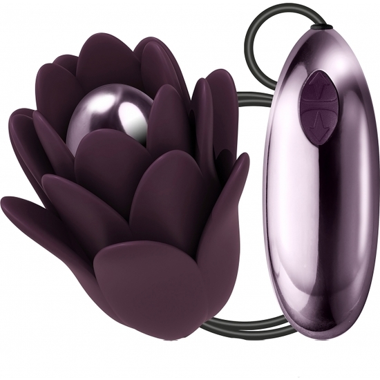 Zinnia Vibrator With Control - Purple