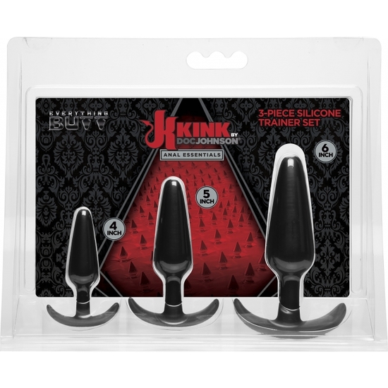 ANAL SET 3 PIECES SILICONE 