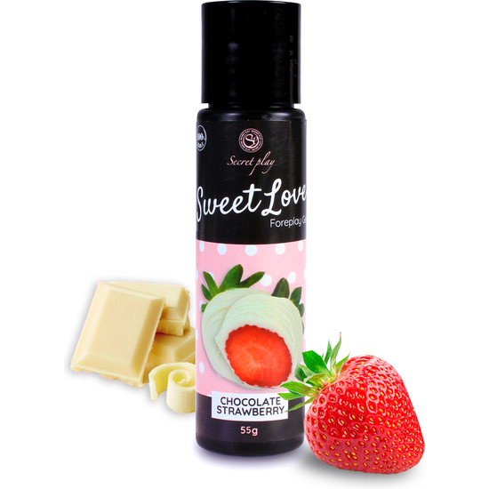 Sweet Love - Strawberry Lubricant Gel With White Chocolate - 60ml