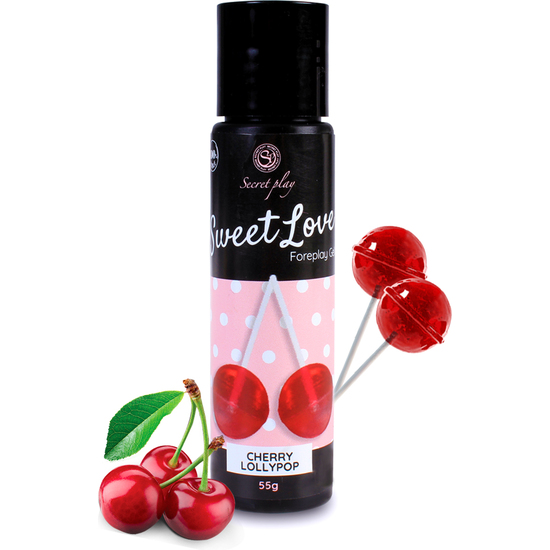 Sweet Love - Cherry Lollipop Lubricating Gel - 60ml